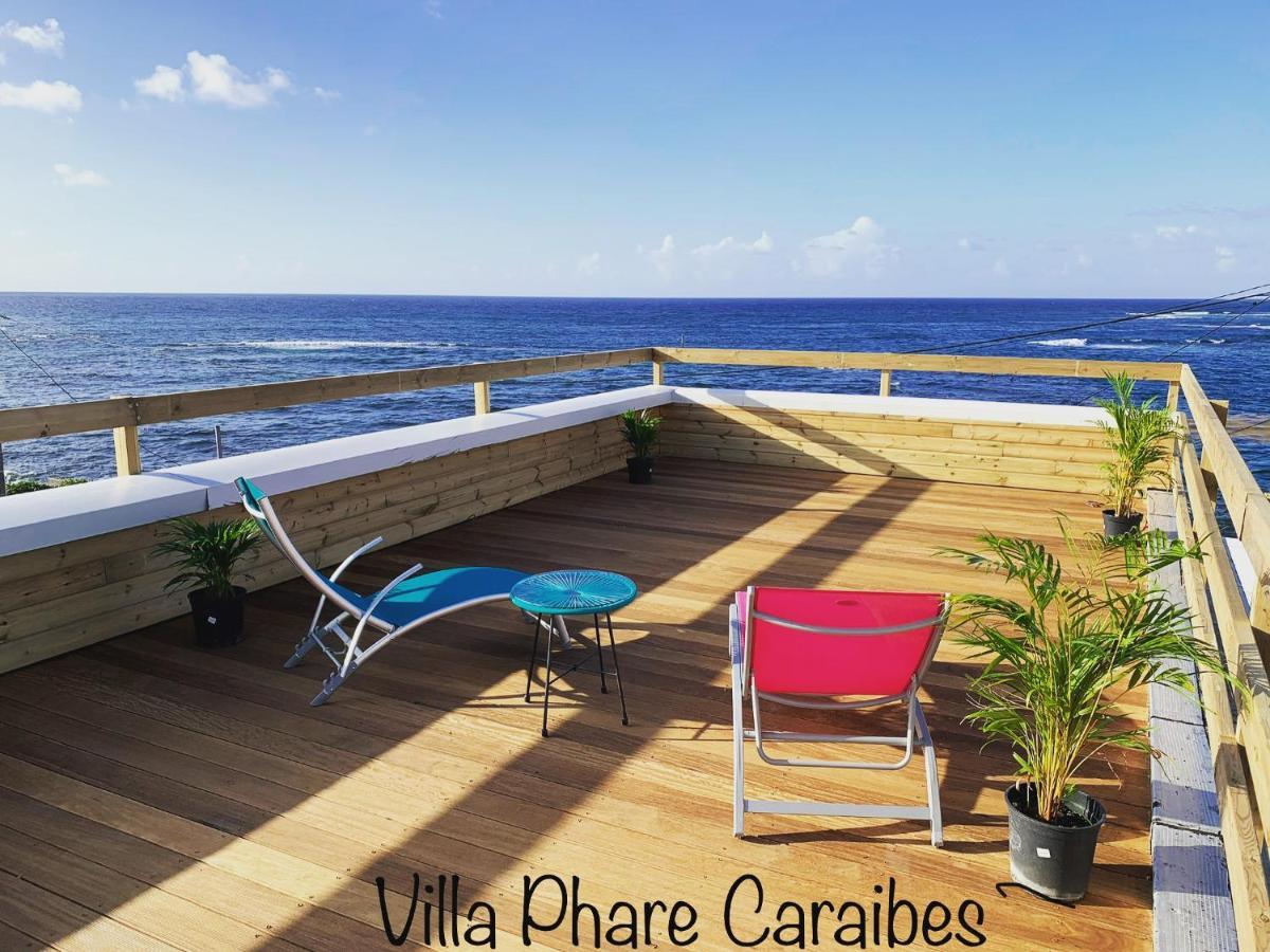 Villa Phare Caraibes Guadeloupe - Rooftop Jacuzzi & Ocean View Ле-Муль Экстерьер фото