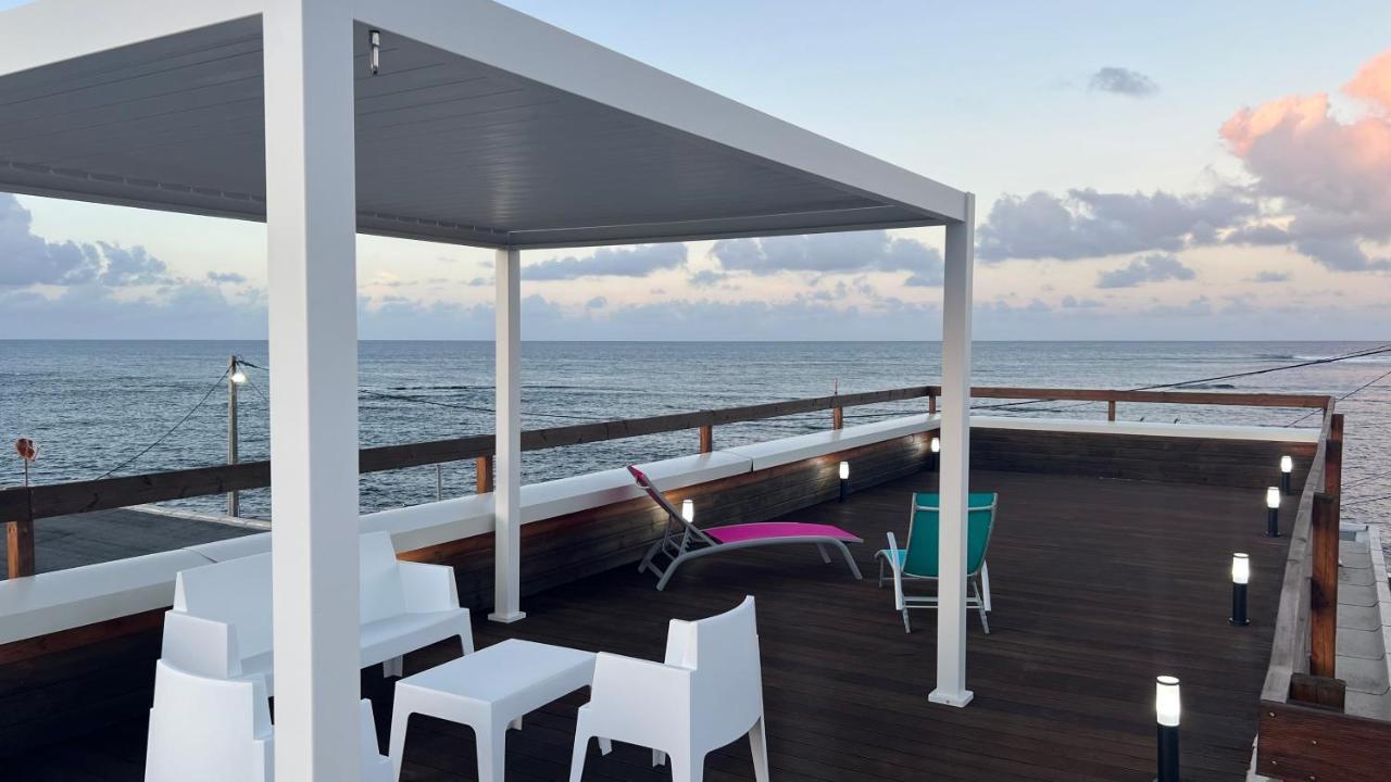 Villa Phare Caraibes Guadeloupe - Rooftop Jacuzzi & Ocean View Ле-Муль Экстерьер фото
